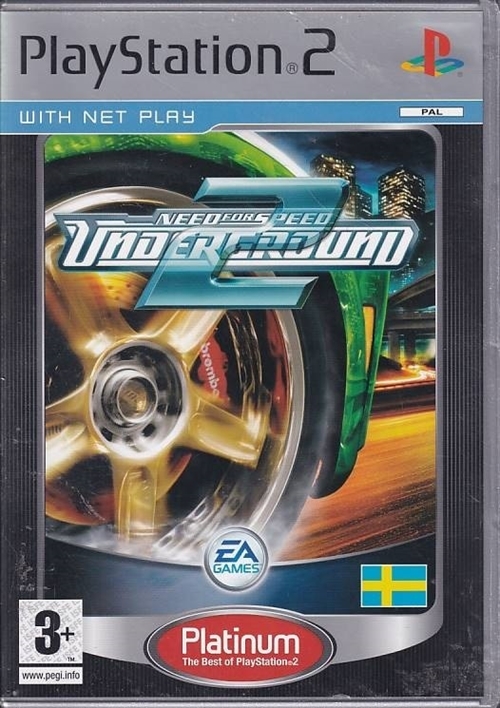 Need for Speed Underground 2 - PS2 - Platinum (B Grade) (Used) (eng)